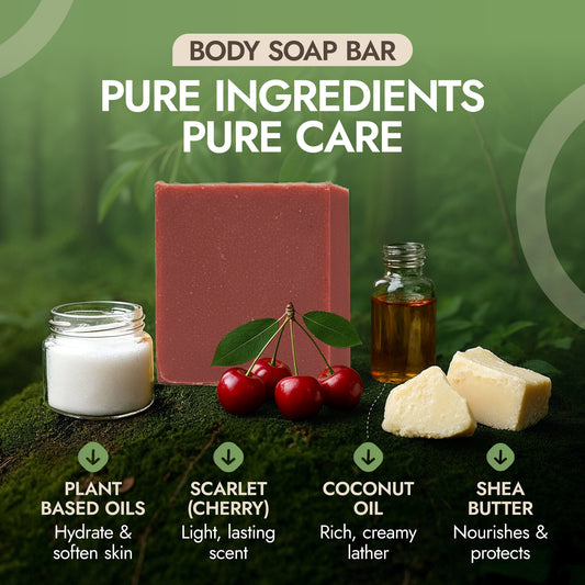 2-PACK Scarlet/Cherry Soap Bar