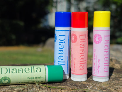 4-PACK Natural Lip Balm