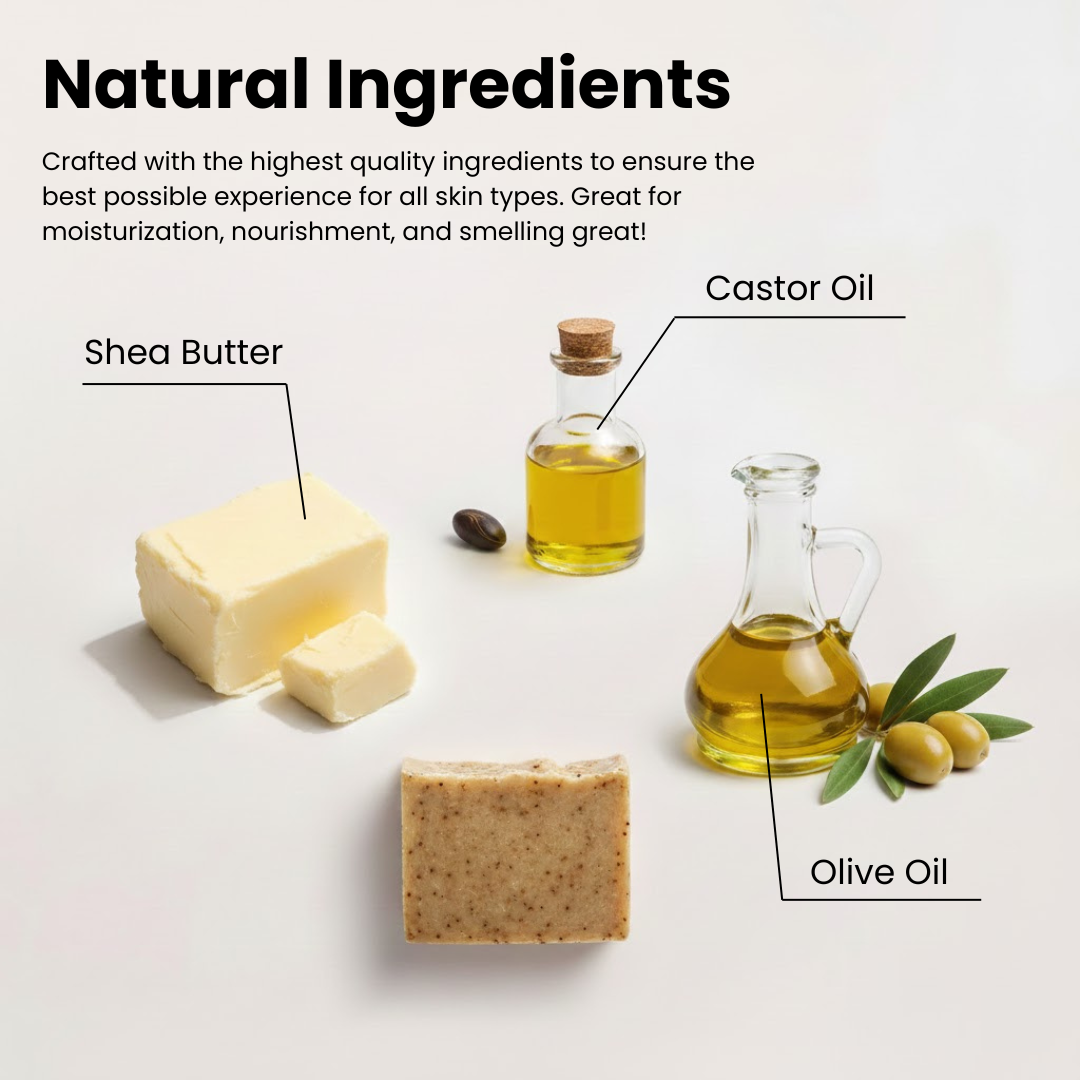 Multipack Natural Soap Bars