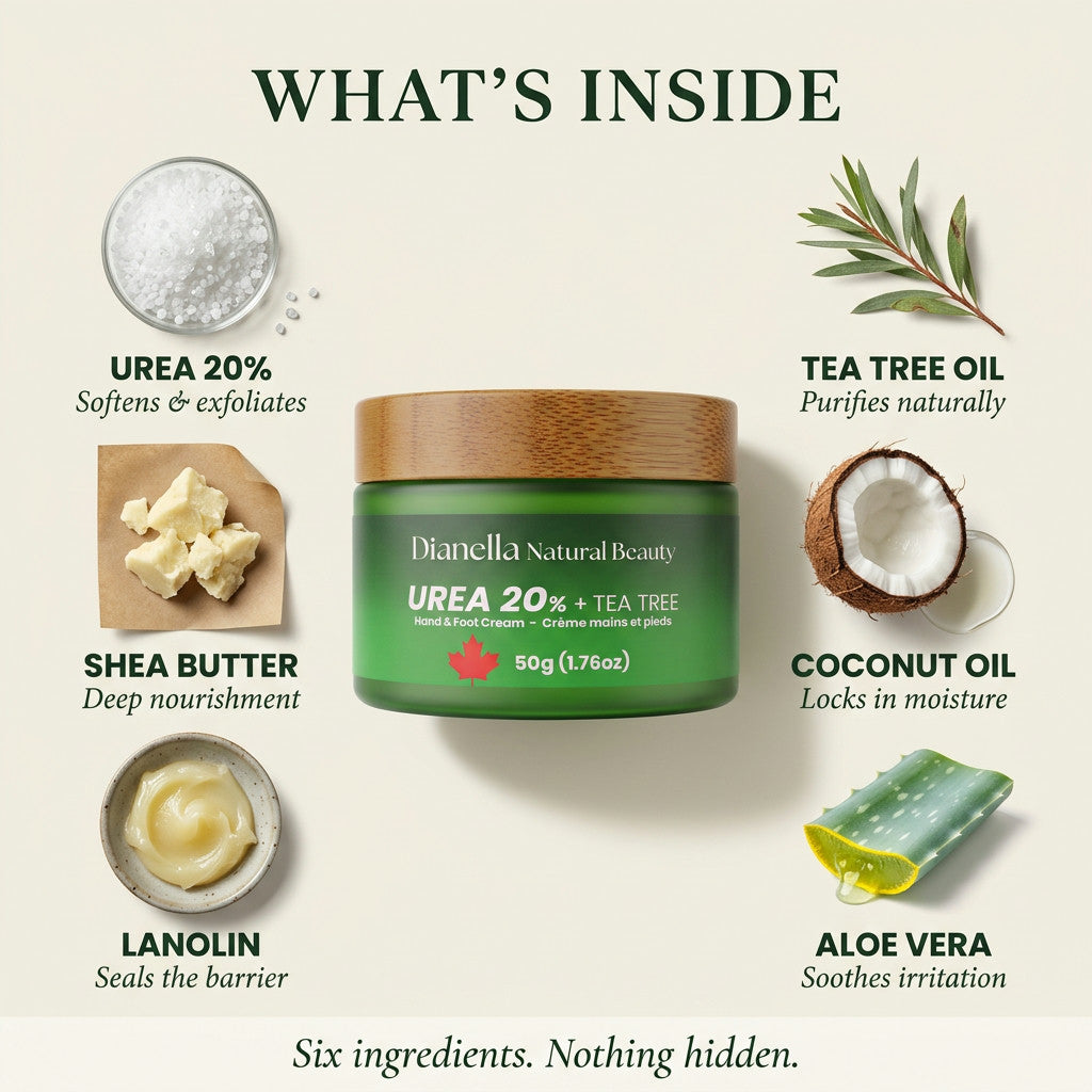 Urea 20% + Tea Tree ‎ ‎ ‎‎‎ ‎‎‎ ‎ ‎Hand & Foot Cream