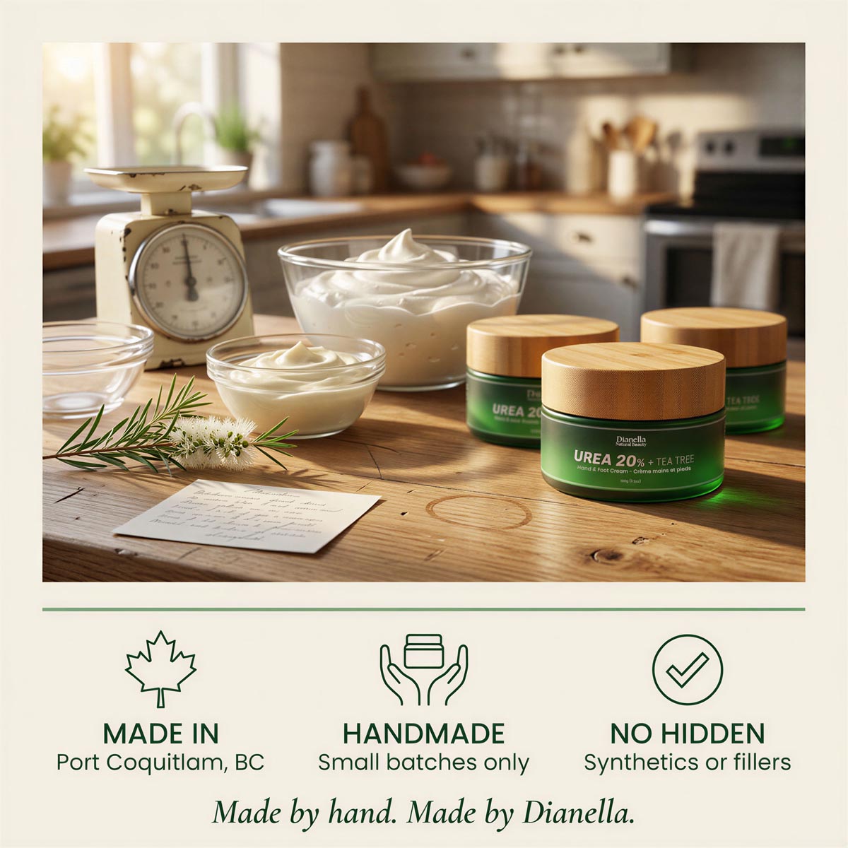 Urea 20% + Tea Tree ‎ ‎ ‎ ‎ Hand & Foot Cream