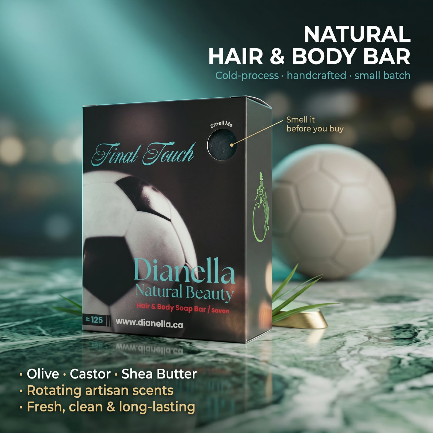 Final Touch — 2026 Champions' Gift Set | Natural Soap Bar + Mellia Cream