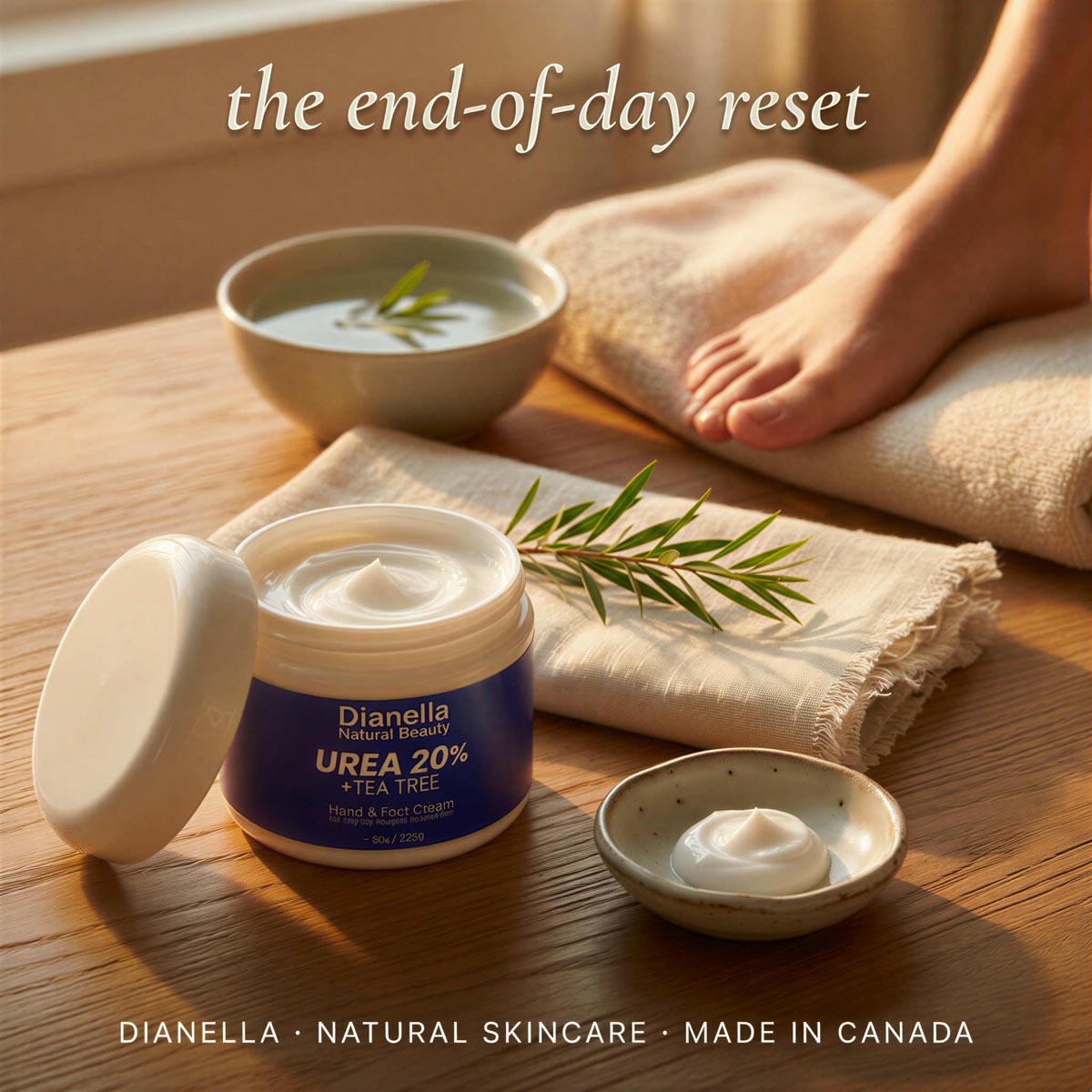 Urea 20% + Tea Tree ‎ ‎ ‎ ‎ Hand & Foot Cream 8oz