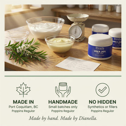 Urea 20% + Tea Tree ‎ ‎ ‎ ‎ Hand & Foot Cream 8oz