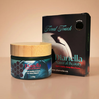 Final Touch — 2026 Champions' Gift Set | Natural Soap Bar + Mellia Cream