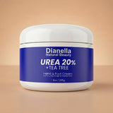 Urea 20% + Tea Tree Hand & Foot Cream for Dry, Cracked Skin - 8oz
