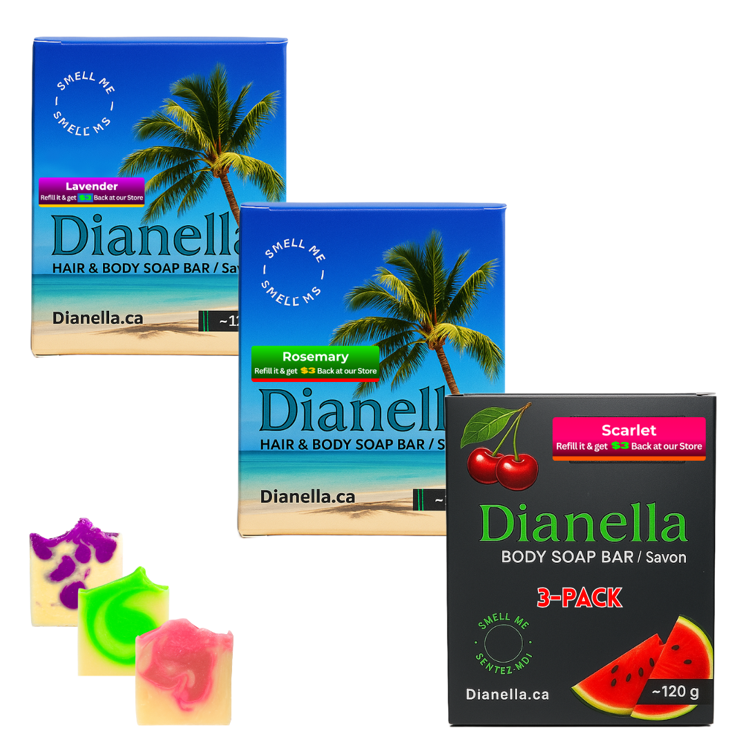 Multipack Natural Soap Bars